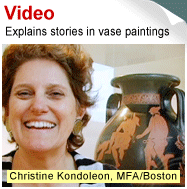 MFA curator Christine Kondoleon explains the story behind a narrative vase painting